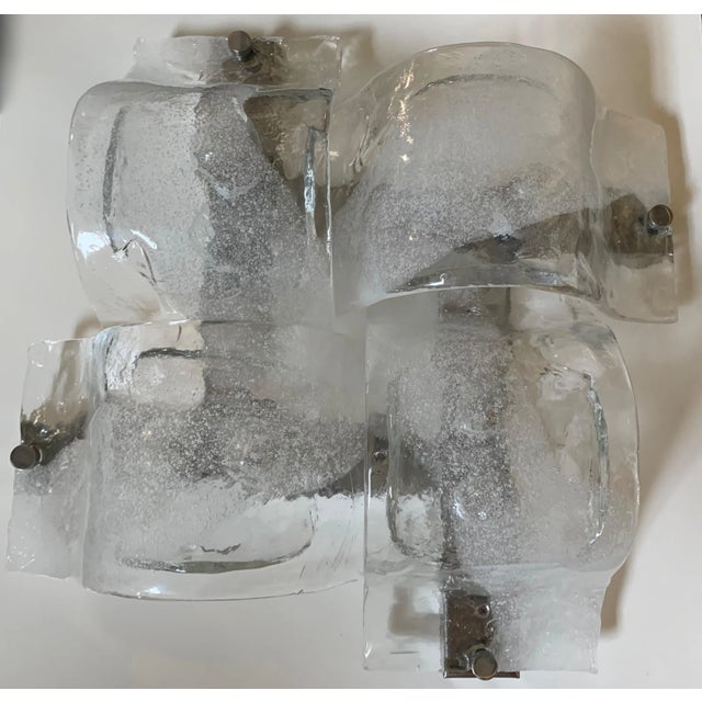 LP 276 Murano Glass Sconce Panel from Mazzega For Sale - Image 9 of 9