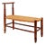 French Fireplace Bench in Fruitwood For Sale