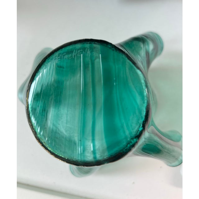 1980's Signed PETACHENKO Art glass vase 7"L X 4.75"H in very good condition.