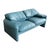Cassina Blue Maralunga Sofa by Vico Magistretti for Cassina, 2000s For Sale - Image 4 of 12