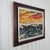 An abstract expressive oil painting on canvas signed by the swedish name, f. Hallberg. broad bands of golden ochre, deep...