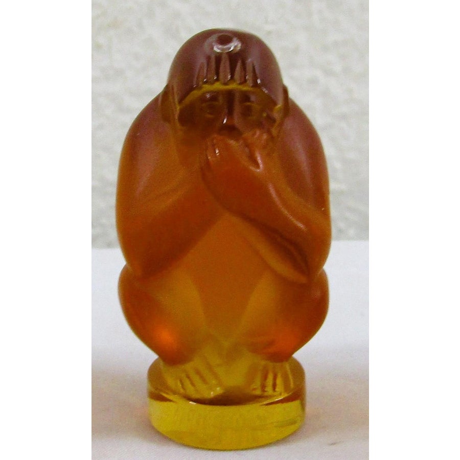 工芸品 VINTAGE LALIQUE Vintage Lalique Dampierre Bird Crystal Vase, Lalique Footed