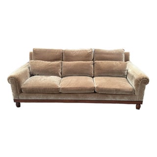Ebanista Carmona Sofa, Brown Mohair For Sale