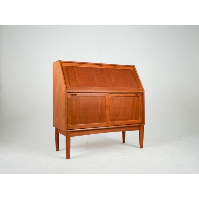 Mid-Century Teak Secretary by H.W. Klein for Bramin, 1960s For Sale - Image 9 of 13