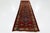 Turkish Mid-Century Vintage Turkish Anatolian Hand-Knotted Wool Runner Rug in Terracotta & Indigo For Sale - Image 3 of 9