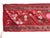 Textile Vintage Chinese Long Red Pink Flower Embroidery Fabric Art For Sale - Image 7 of 17