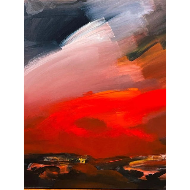 This painting features a red sky (as Gastaldi named it) and it is part of 3. The #2 one is featuring a yellow sky and the...