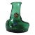 Vintage Norwegian Green Glass Vase / Bottle Lofot Design For Sale