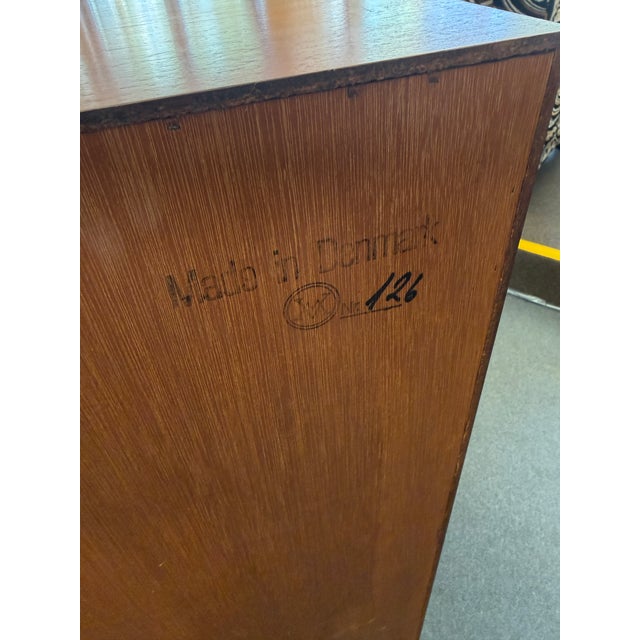 Wood Arne Wahl Iverson Danish Rosewood 8 Drawer Narrow Dresser/Chest C1970s For Sale - Image 7 of 12