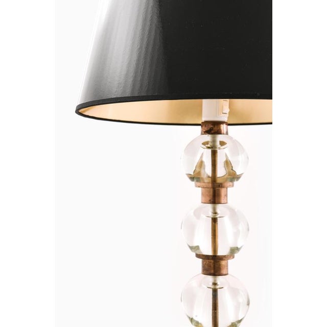 Table Lamps in Brass and Glass from Nybro Armaturfabrik, 1960s, Set of 2 For Sale - Image 4 of 9
