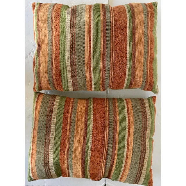 Vintage Earth Tone Accent Pillows a Pair Chairish