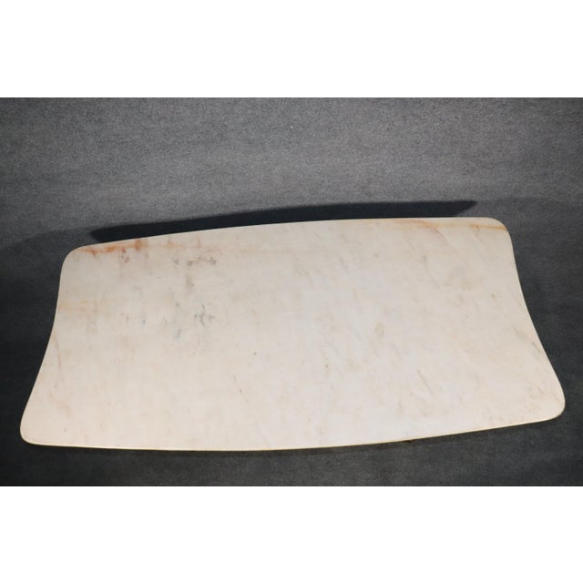 Mid 20th Century Italian Marble Dining Table For Sale - Image 4 of 8