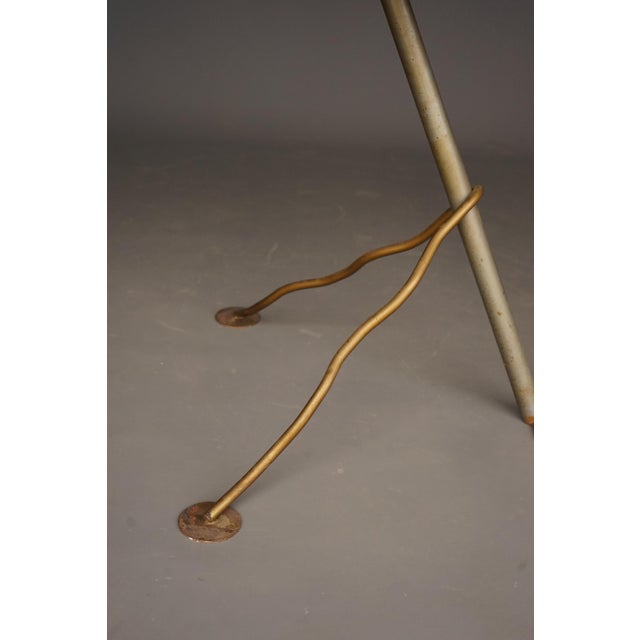 Postmodern Industrial Metal Garden Table, 1980s For Sale - Image 6 of 12