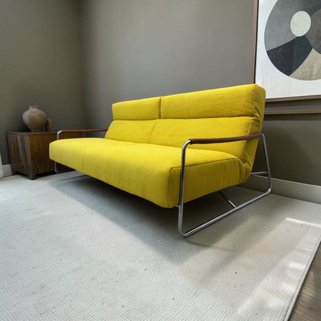 Yellow Janus Three-Seater Sofa Settee from Ligne Roset by Pascal Mourgue, 2010s, in Very Good conditions. Designed from...