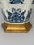 Mid-20th Century Dutch Delft Blue-and-White Ceramic & Giltwood Lamps - a Pair For Sale - Image 4 of 10