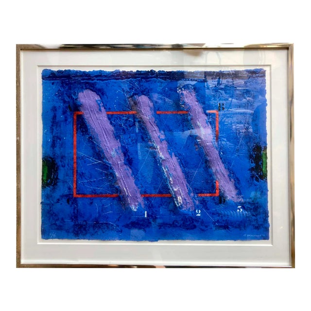 1990s James Coignard Large Carborundum Etching For Sale