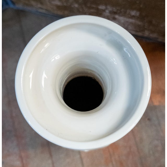 20th Century Chinese Chinoiserie Republic Period Blanc De Chine Vase, Dehua Kiln For Sale - Image 11 of 15
