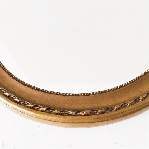 Mid-Century Oval Baroque Mirror in Gustavian Style, 1960s For Sale - Image 6 of 8