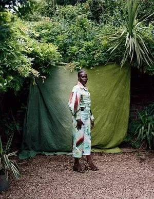 Smiling Woman' Contemporary Archival Color Photograph Print From the Original Negative by Nathaniel Bailey - 20x16