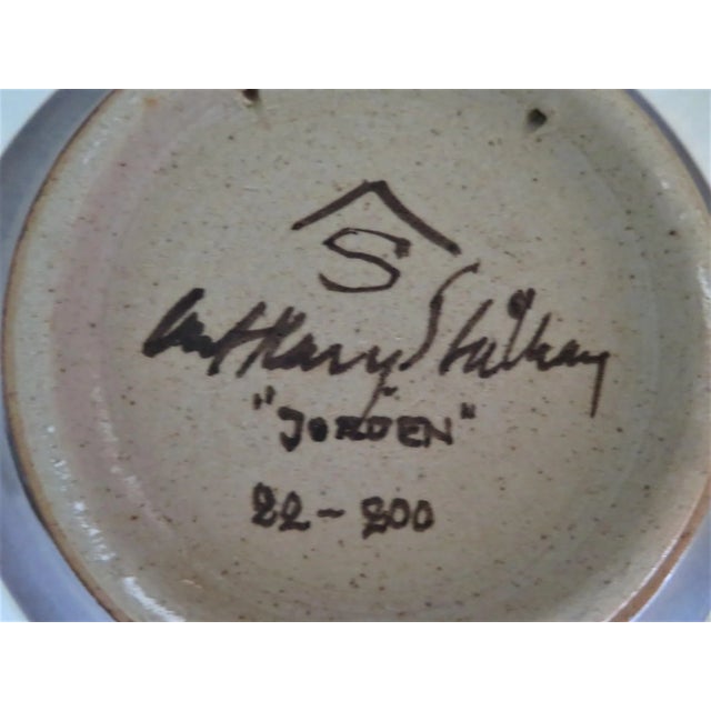 1970s "Jorden" "Earth" Scandinavian Modern Stoneware Bowl by Carl Harry Stålhane for DesignHuset Sweden For Sale - Image 9 of 13