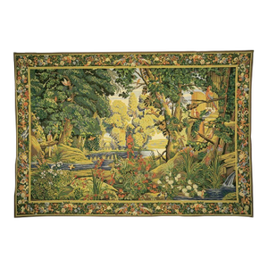 Verdure Tropicale Loom Woven Tapestry (Tropical Greenery) - 266 X 385 Cm (8'9" X 12'8") - Requires Concealed Wooden Batten