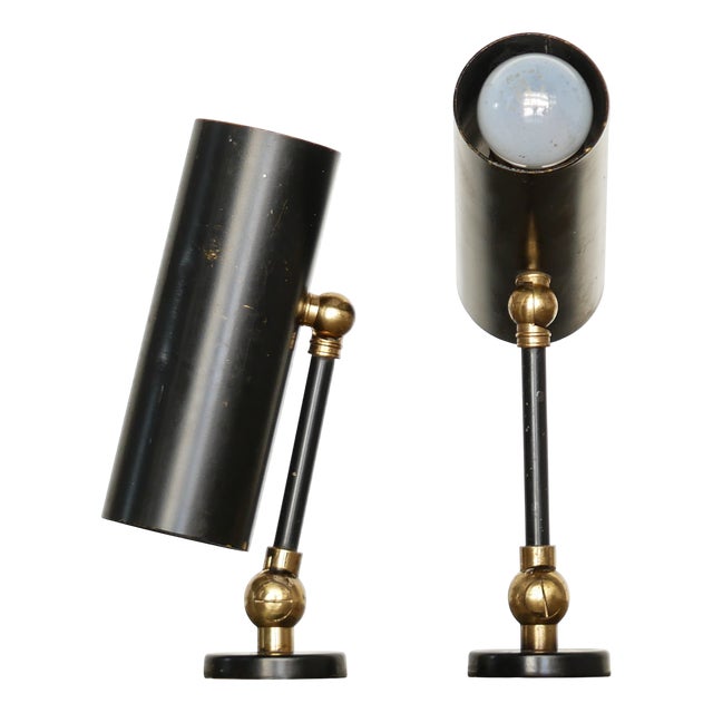 Wall Lights in the style of Gino Sarfatti for Arteluce, 1950s, Set of 2 For Sale