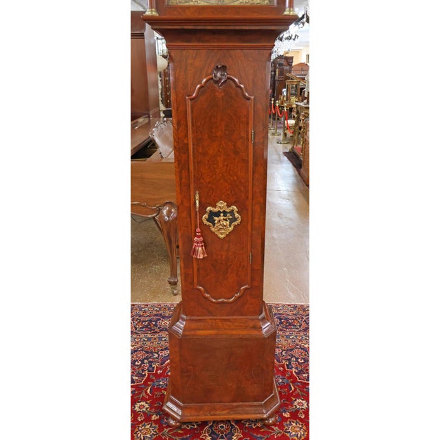 Klaas Troost 18th Century Dutch Burl Walnut Tall Case Grandfather Clock For Sale - Image 15 of 18