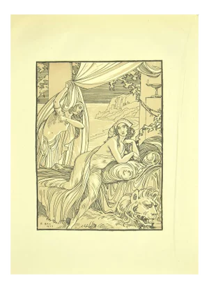 Ferdinand Bac, The Thoughtful, Lithograph, 1922