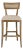 Selborne Cane Back Bar Stool in Cream For Sale