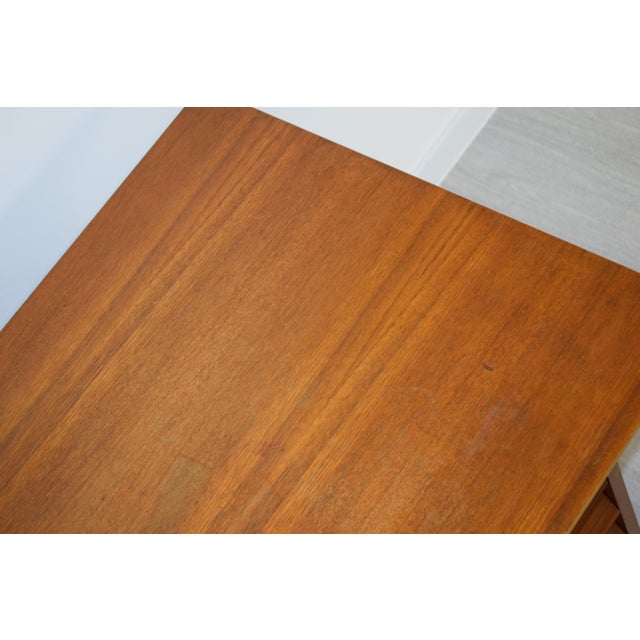 Wooden Writing Desk, Italy, 1960s For Sale - Image 9 of 15