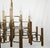 Massive Vintage Gold & Chrome Gaetano Scolari Chandelier 21 Light Chandelier For Sale - Image 12 of 13