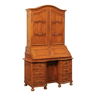 18th Century French Louis XVI Tall Secretaire For Sale