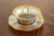 A gorgeous Arts & Crafts or Art Nouveau period Favrile iridescent art glass finger bowl with underplate By Louis Comfort...