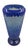 1920s Charder Art Deco Camafeo Vase by Le Verre Français in Vidrio Azul - 32 Cm For Sale - Image 15 of 16