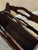 Brown Vintage Wood Magazine Rack For Sale - Image 8 of 9