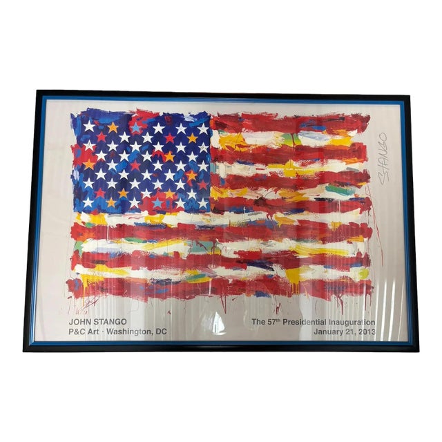 John Stango Signed and Numbered Print 57th Presidential Inauguration For Sale