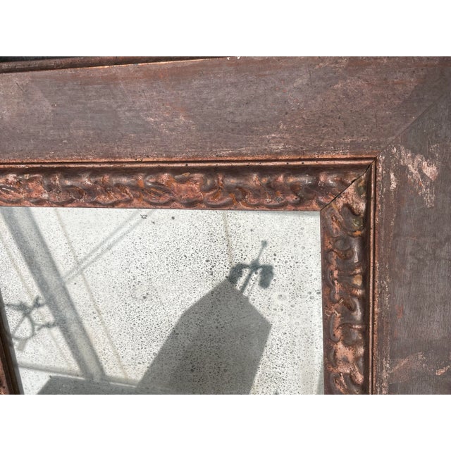 1960s 1960s Silver Gilt Wall Mirror For Sale - Image 5 of 12