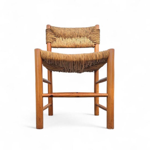 Vintage French Pine Dining Chairs, 1950s, Set of 2 For Sale - Image 18 of 18