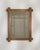 1970-1979 France Weathered Honey Oak Carved Oak Window-Pane Mirror For Sale - Image 4 of 7