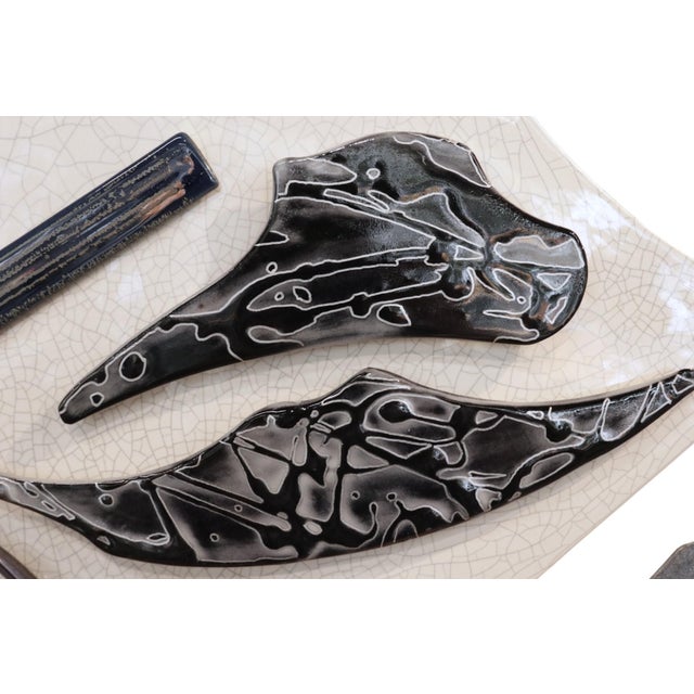 Gibson Ceramic Wall Art Sculpture For Sale - Image 4 of 10