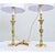 Metal Vintage French Brass Candlestick Lamps - a Pair For Sale - Image 7 of 12