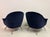 Blue Mid-Century Italian Lounge Chairs in Navy Romo Cotton Velvet, 1960s, Set of 2 For Sale - Image 8 of 18