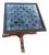 1940s Solid Oak & Marble Table Gaming Top For Sale