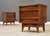Mid-Century Modern Walnut Mid Century Nightstands by Young Manufacturing - A Pair For Sale - Image 3 of 11