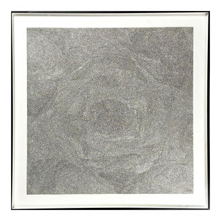 Large Abstract Circle Drawing on Paper, Framed (C. 2001, Pen on Paper)/Yayoi Kusama/Pointilism For Sale