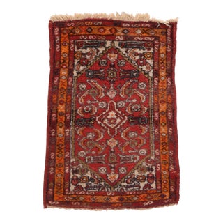 Vintage Hamedan Rug 1'10'' X 2'8'' For Sale