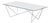Vintage Glass Table with Metal Legs, Italy, 1970s For Sale