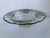 Hollywood Regency Mid-Century Silver Overlay Pressed Glass Centerpiece Bowl With Scalloped Rim For Sale - Image 3 of 11