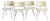 Danish Model ND150 Badminton Chairs by Nanna Ditzel for Kolds Savvaerk, 1950s, Set of 4 For Sale
