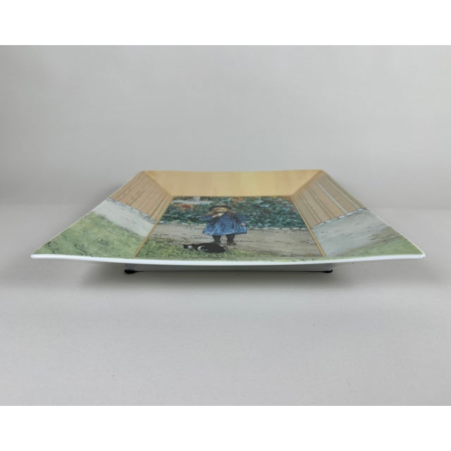 Artis Orbis Porcelain Plate by Carl Larsson for Goebel, 1989 For Sale - Image 3 of 9